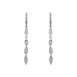Ohrh&auml;nger Silber 925 Zirkonia