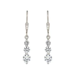 Ohrh&auml;nger Silber 925 Zirkonia