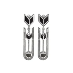 Ohrringe "Art D&eacute;co" Silber 925
