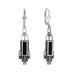 Ohrringe "Art D&eacute;co" Silber 925