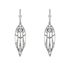 Ohrringe "Art D&eacute;co" Silber 925