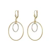 Ohrringe Gold/Wei&szlig;gold 585