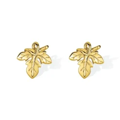 Ohrstecker "Blaufr&auml;nkisch" Gold 585
