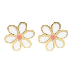 Ohrstecker "Blume" Gold 585
