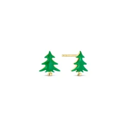 Ohrstecker "Christbaum" Gold 585