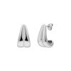 Ohrstecker "DUO DROP" Stahl