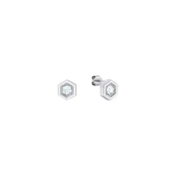 Ohrstecker "GEOMETRIC" Stahl Imitationssteine
