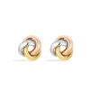 Ohrstecker Gold 585 tricolor