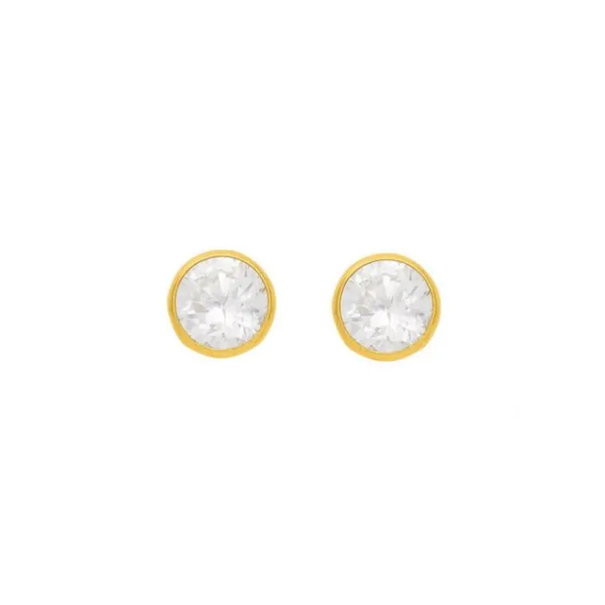 Ohrstecker Gold 585 Zirkonia