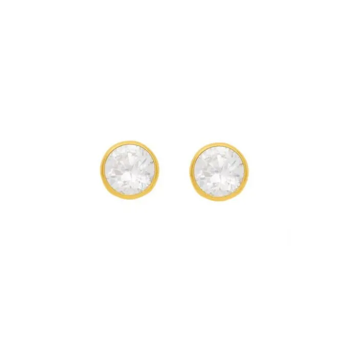 Ohrstecker Gold 585 Zirkonia
