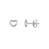 Ohrstecker "Heartbeat" Silber 925