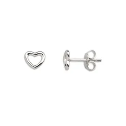 Ohrstecker "Heartbeat" Silber 925