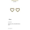 Ohrstecker "Herz" Gold 585 Zirkonia