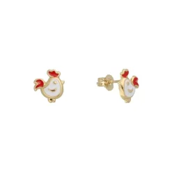 Ohrstecker "Huhn" Gold 585