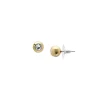 Ohrstecker "Jewelry" Stahl gold ionenplattiert