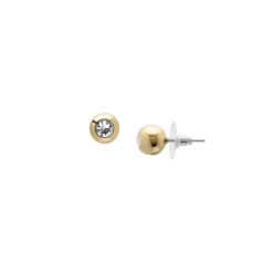 Ohrstecker "Jewelry" Stahl gold ionenplattiert
