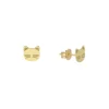 Ohrstecker "Katze" Gold 585