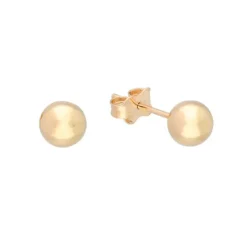 Ohrstecker "Kugel" Ros&eacute;gold 585