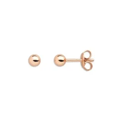 Ohrstecker "Kugel" Silber 925 ros&eacute;vergoldet