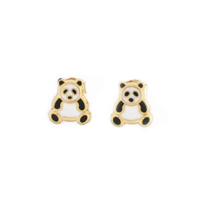 Ohrstecker "Panda" Gold 585