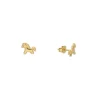 Ohrstecker "Pferd" Gold 585