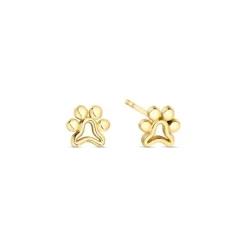 Ohrstecker "Pfote" Gold 585