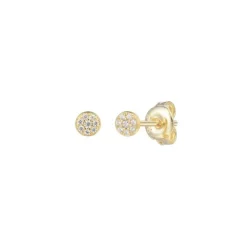 Ohrstecker "Poppy Glitz" Silber 925 Zirkonia vergoldet