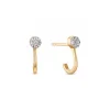 Ohrstecker Ros&eacute;gold 585 "Soft Peach" Brillanten 0,14 ct.