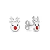 Ohrstecker "Rudolph" Silber 925 Zirkonia