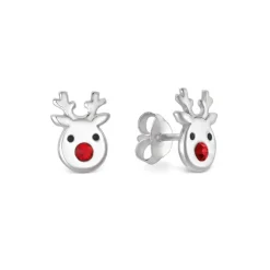 Ohrstecker "Rudolph" Silber 925 Zirkonia