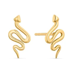 Ohrstecker "Schlange" Gold 585