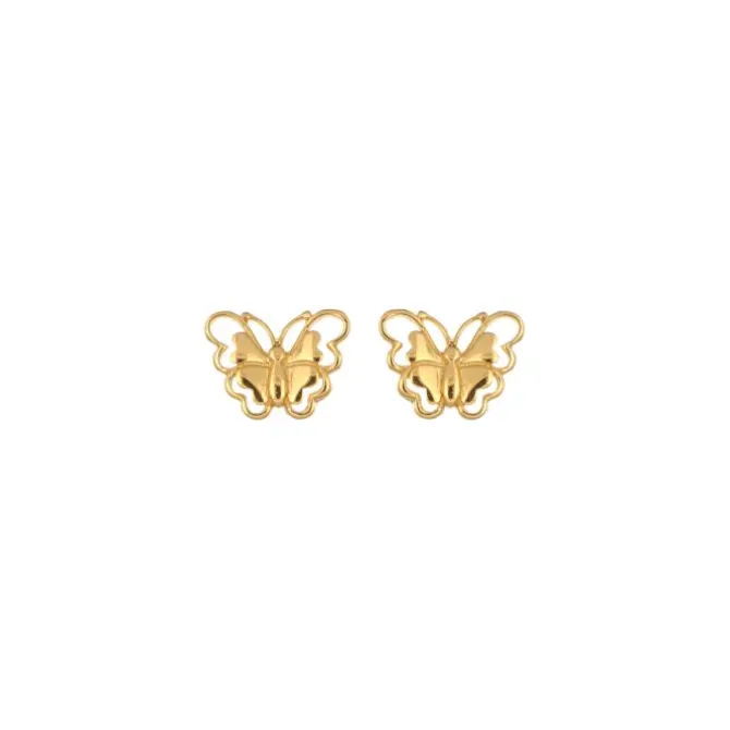 Ohrstecker "Schmetterling" Gold 585