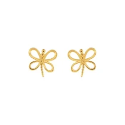 Ohrstecker "Schmetterling", Gold 585