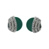 Ohrstecker Silber 925 Achate Markasite