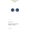 Ohrstecker Silber 925 Zirkonia dunkelblau