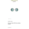 Ohrstecker Silber 925 Zirkonia hellblau