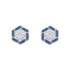 Ohrstecker Silber 925 Zirkonia Imitationssteine
