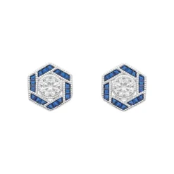 Ohrstecker Silber 925 Zirkonia Imitationssteine