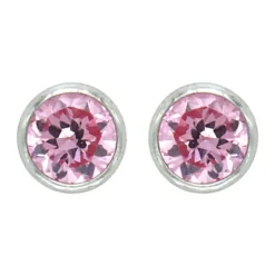 Ohrstecker Silber 925 Zirkonia pink