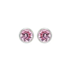 Ohrstecker Silber 925 Zirkonia pink