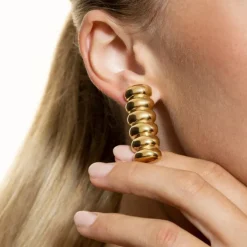 Ohrstecker "VERONA" Stahl vergoldet