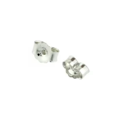 Ohrstecker Verschluss Wei&szlig;gold 585 klein