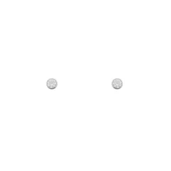 Ohrstecker Wei&szlig;gold 585 Zirkonia