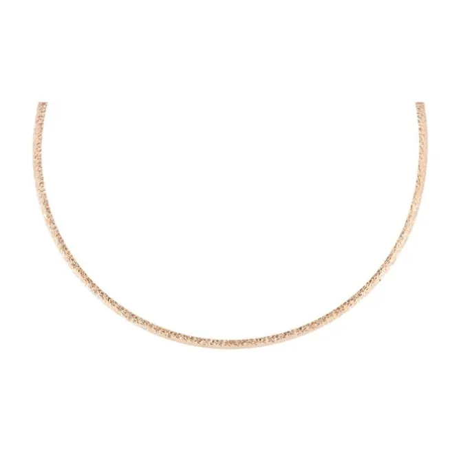 Omegacollier Silber 925 rosé vergoldet 3,0mm