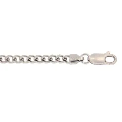 Panzerhalskette Silber 925 3,7 mm