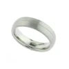 Partnerring Silber 925 platiniert