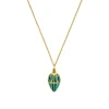Peridot Collier Silber 925 vergoldet