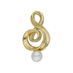 Perlen Anh&auml;nger Gold 585