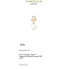 Perlen Anh&auml;nger "Knoten" Gelbgold/Wei&szlig;gold/Ros&eacute;gold 585