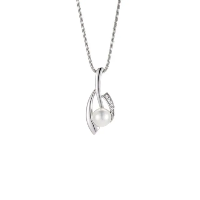 Perlen Anhänger Silber 925 Zirkonia